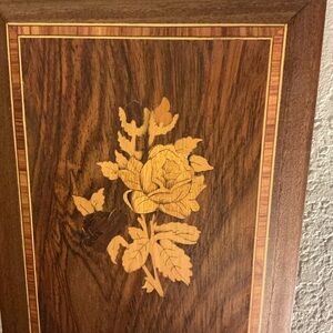 Italian Wood Inlay  Floral picture